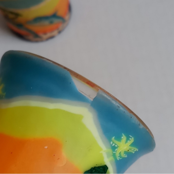 Vintage Votives Clay Dolphines - Picture 7 of 9